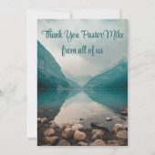 Rocky Beach Pastor waardering van de gemeente Bedankkaart (Voorkant)