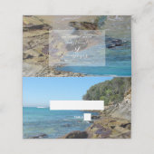 Rocky Beach Weddenschapskaart Plaatskaartje (Buitenkant ongevouwen)