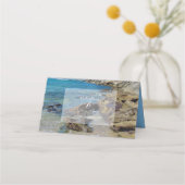 Rocky Beach Weddenschapskaart Plaatskaartje (Achterkant)