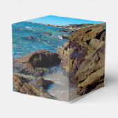 Rocky Beach Wedding Bedankdoosjes (Achterkant)