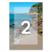 Rocky Beach Wedding Kaart (Voorkant)