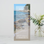 Rocky Beach Wedding Menu (Staand voorkant)