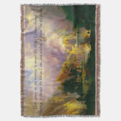 Rocky bergen serenity gebed gooien deken (Voorkant Verticaal)