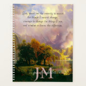 Rocky bergen serenity gebed op maat planner (Voorkant)