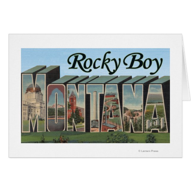 Rocky Boy, Montana (Voorkant Horizontaal)