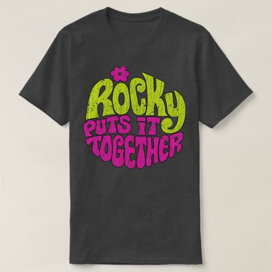 Rocky brengt het samen 1970 t-shirt (Design voorkant)