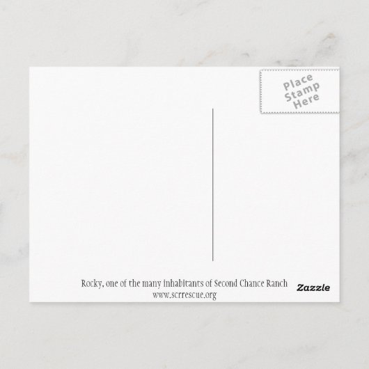 Rocky briefkaart (Achterkant)