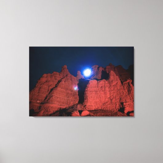 Rocky Buttes Canvas Afdruk (Voorkant)