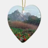 Rocky California Coast Rocky Point Heart Keramisch Ornament (Links)