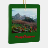 Rocky California Coast Rocky Point Keramisch Ornament (Rechts)