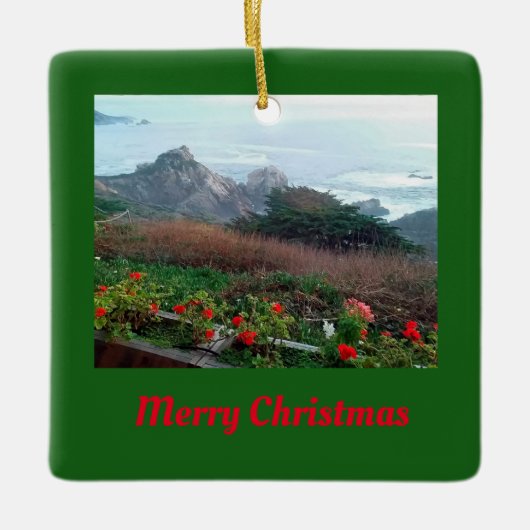 Rocky California Coast Rocky Point Keramisch Ornament (Voorkant)