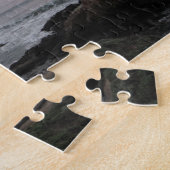 Rocky Cambria, Californië, kustlijn bij zonsonderg Legpuzzel (Zijkant)