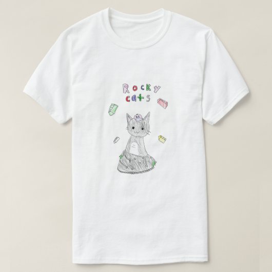 Rocky Cats T-shirt (Design voorkant)
