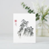 Rocky Chinese Mountain Briefkaart (Staand voorkant)