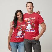 Rocky Christmas Santa Claus Concert In Punk Rock g T-shirt (Unisex)