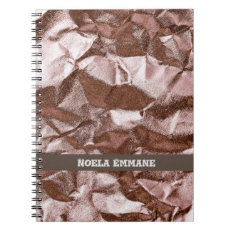 Rocky Classy Roos Gold Monogram Notitieboek