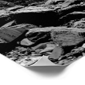 Rocky Cliffs bij Fox Glacier Poster (Hoek)