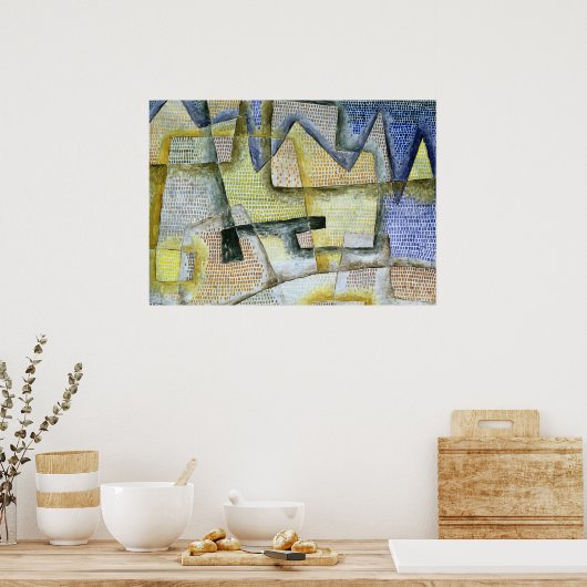 Rocky Coast, 1931 by Paul Klee Poster (Keuken)
