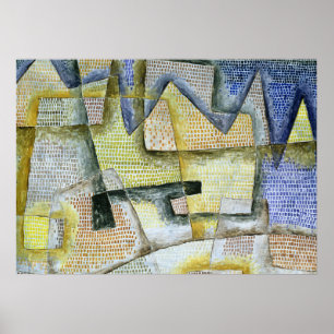 Rocky Coast, 1931 by Paul Klee Poster