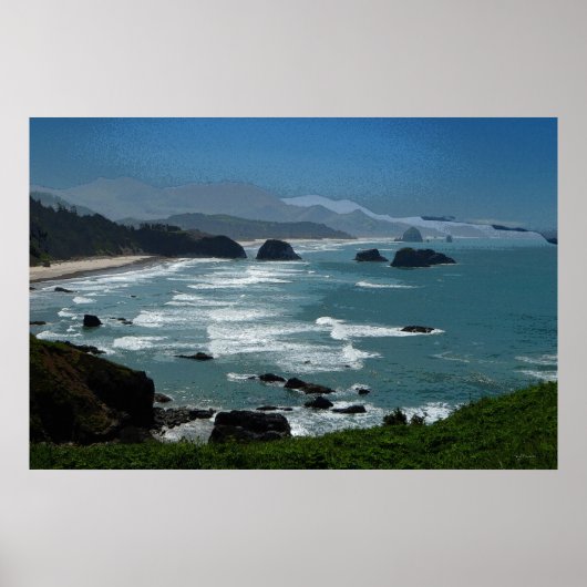 Rocky Coast 36 x 24 Poster (Voorkant)