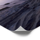 Rocky Coast bij Sunset in Kintyre, Argyll, Schotla Poster (Hoek)