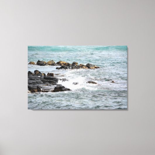 Rocky Coast Canvas Afdruk (Voorkant)