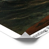 Rocky Coast in het maanlicht door Schödlberger Poster (Hoek)