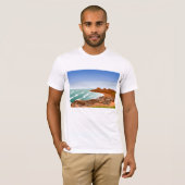 Rocky Coast Mannen T-shirt (Voorkant volledig)