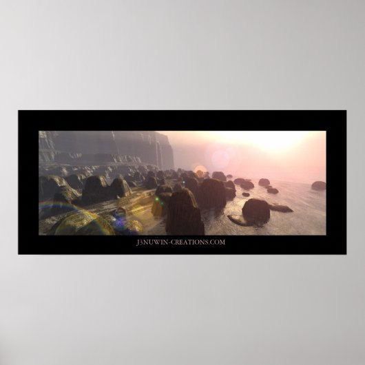 Rocky Coast Poster (Voorkant)