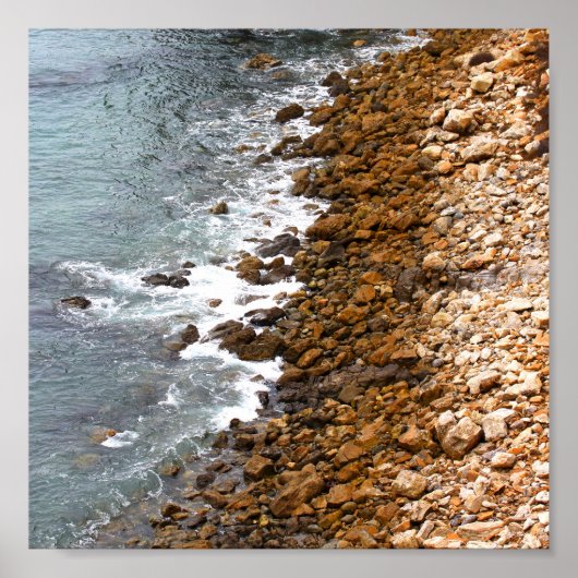 Rocky Coast San Pedro Poster (Voorkant)