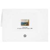 Rocky Coast van Paul Gauguin, impressionisme (Achterkant Horizontaal)