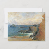 Rocky Coast van Paul Gauguin, impressionisme (Voorkant)