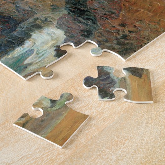 Rocky Coast van Paul Gauguin,  impressionisme Legpuzzel (Zijkant)
