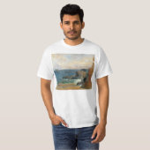 Rocky Coast van Paul Gauguin,  impressionisme T-shirt (Voorkant volledig)