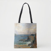 Rocky Coast van Paul Gauguin,  impressionisme Tote Bag (Voorkant)