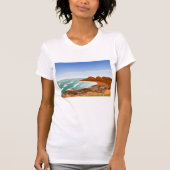 Rocky Coast Vrouwen T-shirt (Voorkant)