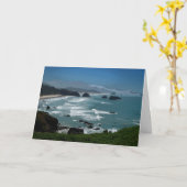 Rocky Coast Wenskaart Kaart (Gele Bloem)