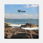 Rocky Coastline of Maine Magneet (Voorkant)