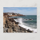 Rocky Coastline of York Harbour, Maine Briefkaart (Voorkant)