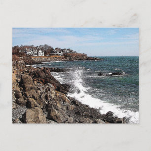 Rocky Coastline - York Harbour, Maine Briefkaart