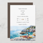 Rocky Cove Turquoise Waters picknick strand bruilo Kaart (Voorkant / Achterkant)