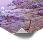 Rocky Cove van William Trost Richards Poster (Hoek)