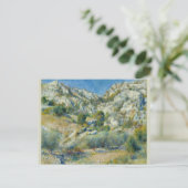 Rocky Crags in L'Estaque door Pierre-Auguste Renoi Briefkaart (Staand voorkant)
