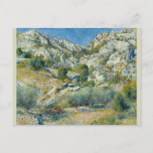 Rocky Crags in L'Estaque door Pierre-Auguste Renoi Briefkaart