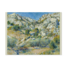 Rocky Crags in L'Estaque door Pierre-Auguste Renoi