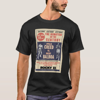 Rocky Creed vs Balboa Rematch van de centrale post T-shirt
