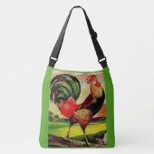 Rocky de knappe haan print crossbody tas (Voorkant)