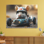 Rocky de racer canvas afdruk (Insitu (Woonkamer))