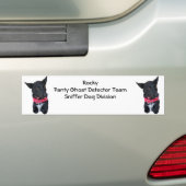 Rocky Dog - Panty Ghost Detector Team Bumpersticker (Op auto)