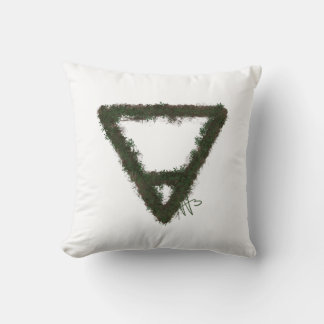 Rocky Earth Element Alchemy Symbool Kussen